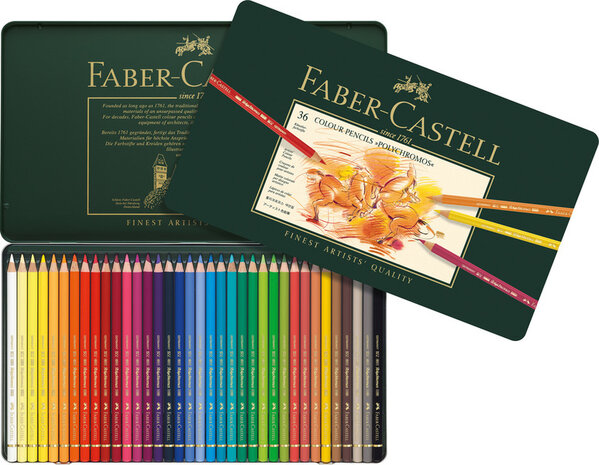 Faber Castell FC-110036 Kleurpotlood Polychromos Etui à 36 Stuks