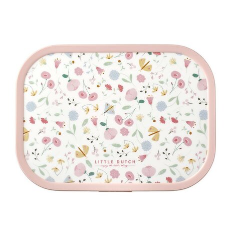 Mepal Campus Lunchbox Little Dutch Flowers and Butterflies Roze/Wit