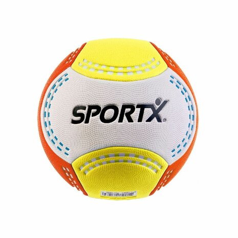 SportX Beach Ball Mini 16 cm Geel/Wit/Oranje