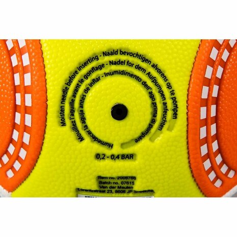 SportX Beach Ball Mini 16 cm Geel/Wit/Oranje