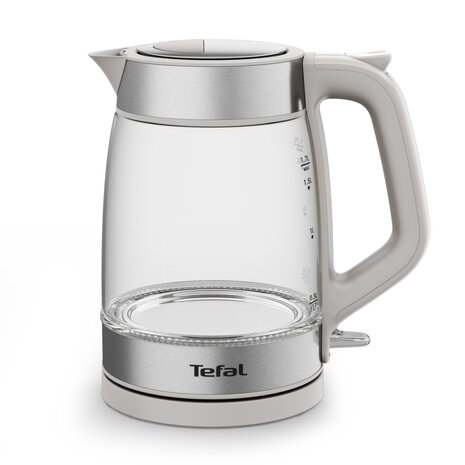 Tefal KI605B Glazen Waterkoker 1.7L 2200W Grijs/RVS