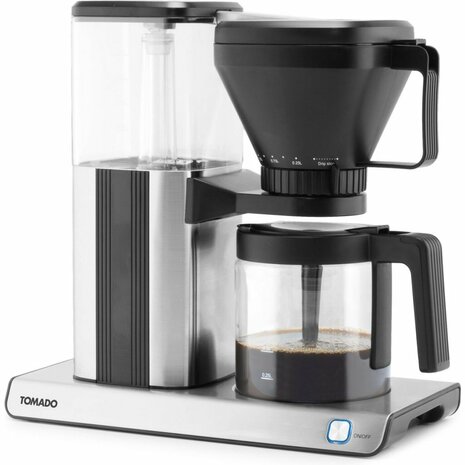 Tomado TCM1301S Koffiezetapparaat 1.25L RVS/Zwart