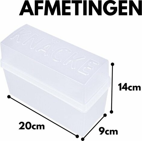 Crackerbox 1.65L Transparant Licht