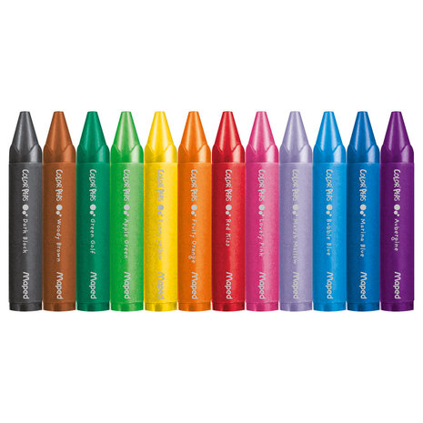 Maped Color’Peps Jumbo Waskrijtjes 12 Kleuren