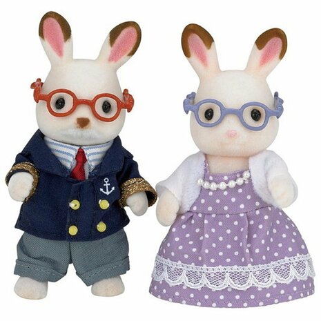 Sylvanian Families 5190 Opa en Oma Chocoladekonijn