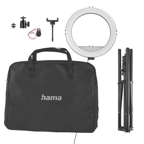 Hama Led-ringlamp SpotLight Steady 120 II Voor Set Smartphone Statief 12”