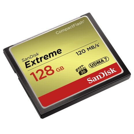 Sandisk CF Extreme 128GB 120MB/s Read 85MB/s Write