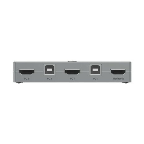 Hama KVM-switch 4-poorten 3x USB-A 1x HDMI™ Incl. Kabel