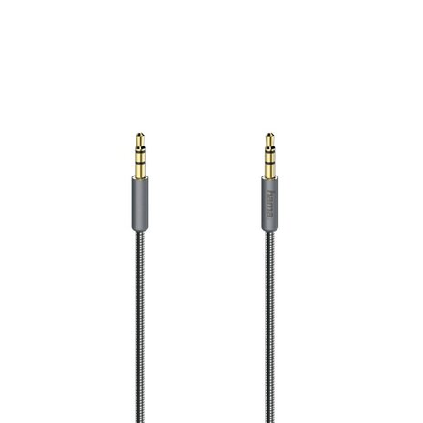 Hama Audiokabel Elite 3,5-mm-jack-st. - St. Metaal Verguld 0,75 M