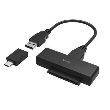 Hama USB-adapter Voor Harde Schijf Voor 2,5 En 3,5 SSD- En HDD-harde Schijven