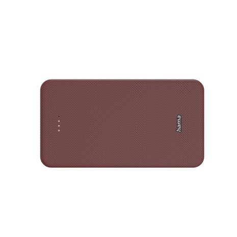 Hama Power Pack Colour 20 20000mAh 2 Uitgangen: USB-C USB-A Rood