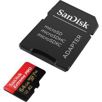 Sandisk MicroSDXC Extreme PRO 64GB 200/90 Mb/s - A2 - V30