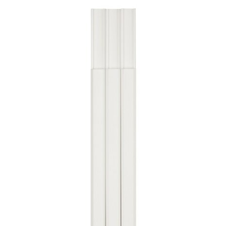 Hama Kabelgoot Zelfklevend Hoekig 100x2.1x1 cm PVC/Wit 3 Stuks