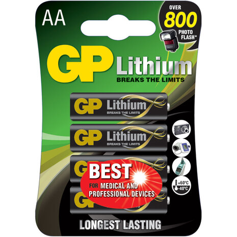 GP Batteries Gp Batterij Primary Lithium Aa A4