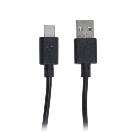 Scanpart Laad/datakabel Zwart Usb-a->usb-c