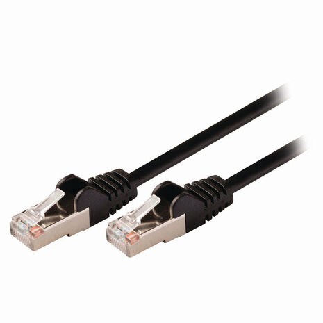 Nedis CCGP85121BK025 Cat5e Sf/utp-netwerkkabel Rj45 Male - Rj45 Male 0,25 M Zwart