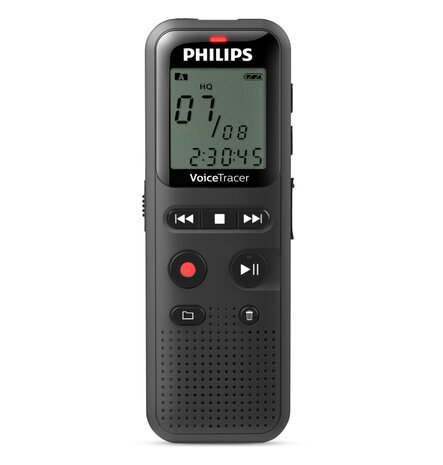 Philips DVT1160 VoiceTracer Audiorecorder Zwart