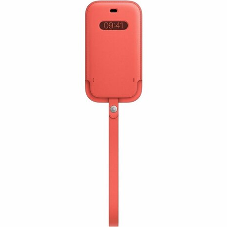 Apple iPhone 12 Mini Leren Sleeve MagSafe Pink Citrus