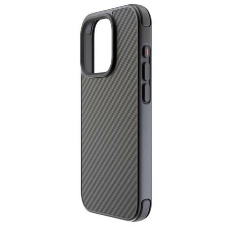 Black Rock Robust Carbon Cover Voor Apple IPhone 15 Pro Zwart