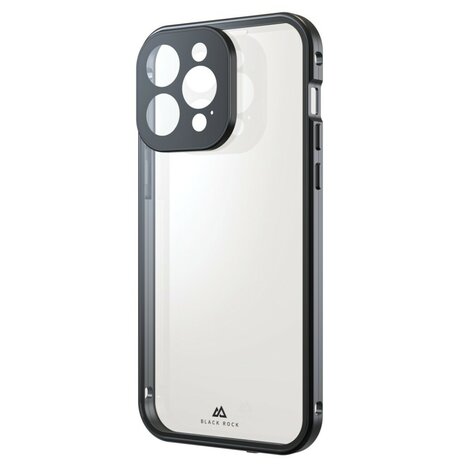 Black Rock 360 Glas Cover Voor Apple IPhone 15 Pro Max Zwart