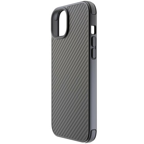 Black Rock Robust Carbon Cover Voor Apple IPhone 15 Plus Zwart