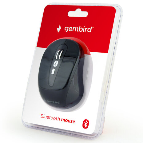 Gembird Gmb Muis Bluetooth Zwart 6b-01