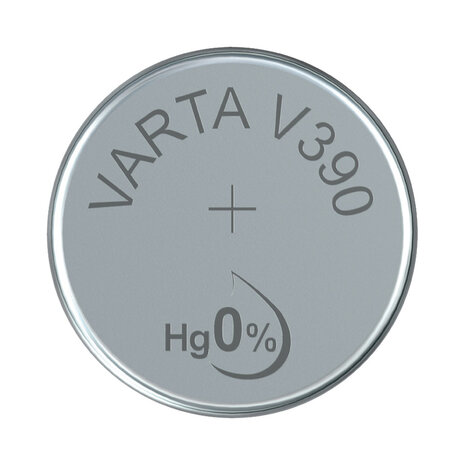 Varta V390 Knoopcel Batterij Zilver