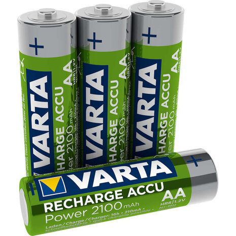 Varta VARTA-56706B Oplaadbare Nimh-batterij Aa 1.2 V Dc 2100 Mah 4-blisterkaart