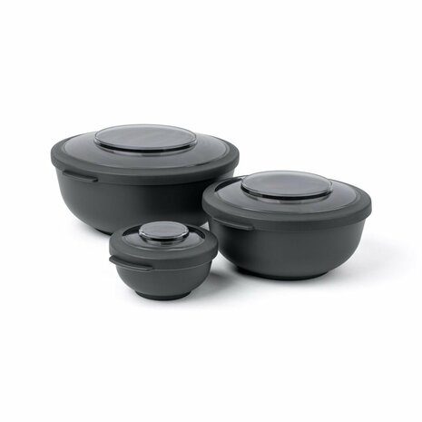 Amuse Tylla Foodbowl 200 + 1000 + 2000 ml Zwart