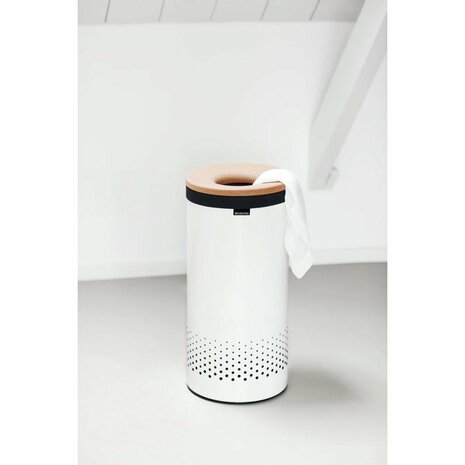 Brabantia Wasbox 35L Wit/Kurk