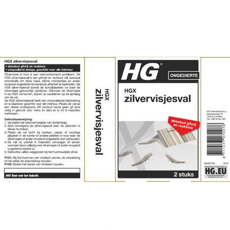 HG Zilvervisjesval 2 Stuks