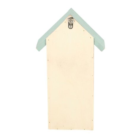 Esschert Design Houten Insectenhotel 9x15x26 cm Naturel/Mintgroen/Rood