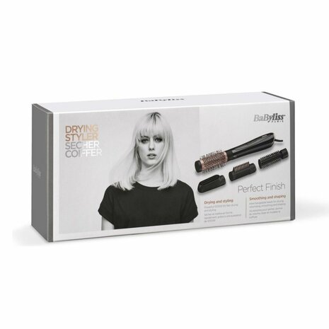 Babyliss AS126E Perfect Finish Föhnborstel Zwart/Rose