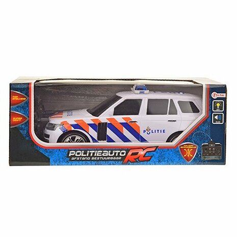 Toi-Toys RC Politieauto + Licht en Geluid 24 cm