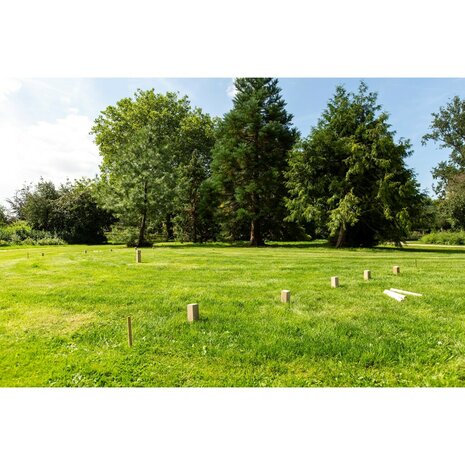 Outdoor Play XL Kubb met 21 Houten Onderdelen