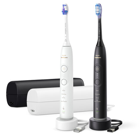 Philips HX7429/02 Sonicare 7100 Series Elektrische Tandenborstels Zwart/Wit