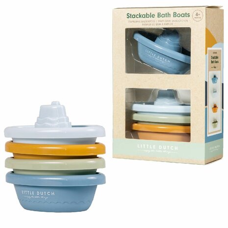 Little Dutch 4 Bad Bootjes Set Blauw