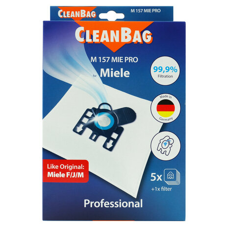 Scanpart CleanBag Stofzak M 157 MIE PRO Miele 5 Stuks