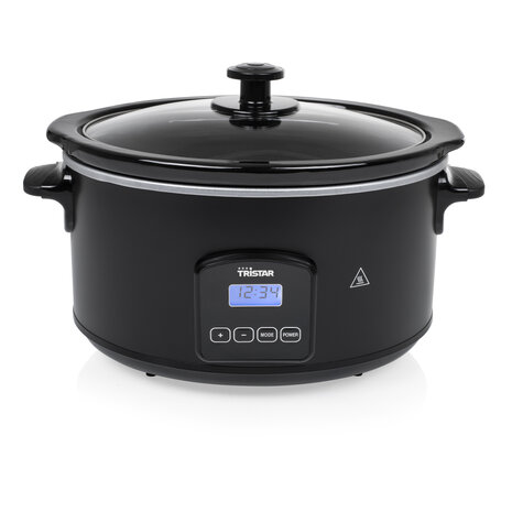 Tristar VS3920 Digitale Slowcooker 4,5L 210W Zwart/RVS