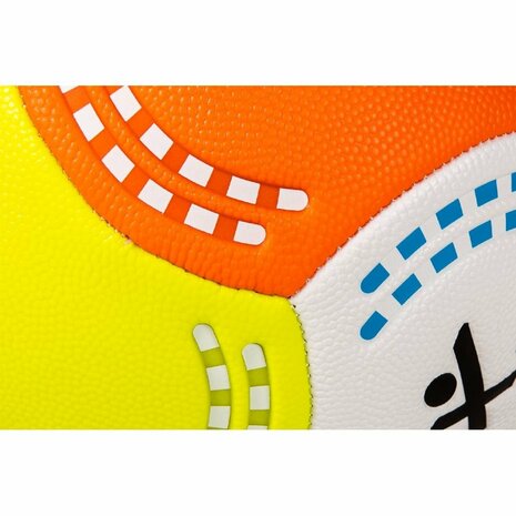 SportX Beach Ball Mini 16 cm Geel/Wit/Oranje