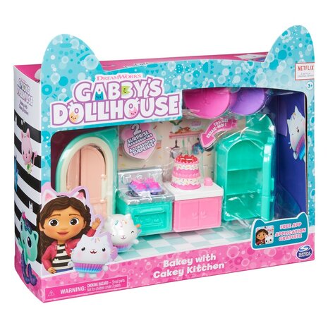 Gabby's Dollhouse Bakey With Cakey Kitchen