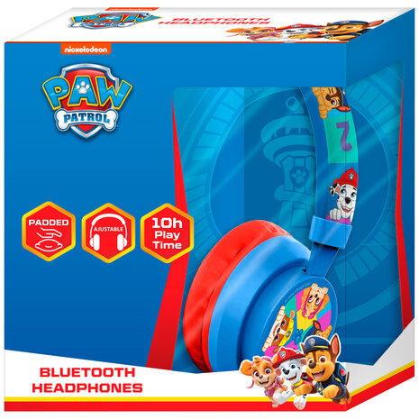 Paw Patrol Bluetooth Koptelefoon Blauw/Rood