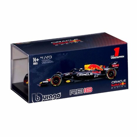 Bburago Red Bull Max Verstappen RB18 Formule 1 Seizoen 2022