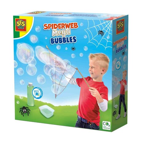 SES Creative Outdoor Spinnenweb Mega Bubbles