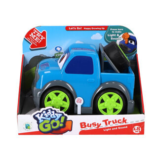 KiddyGo Pickup Truck 19 cm + Licht en Geluid Blauw