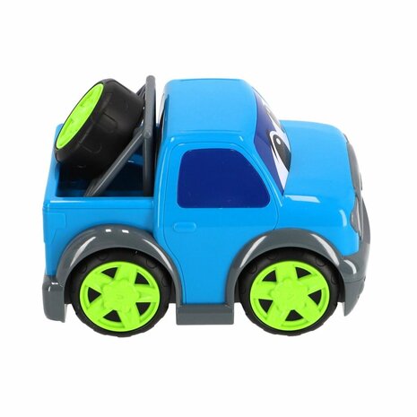 KiddyGo Pickup Truck 19 cm + Licht en Geluid Blauw