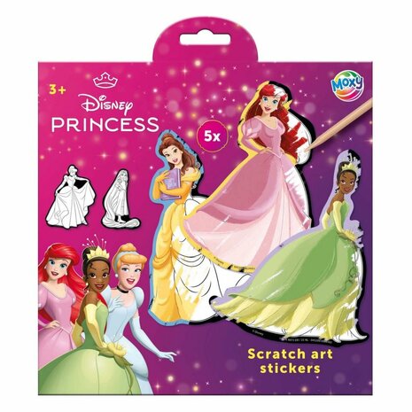 Disney Princess Scratch Stickers + Pen