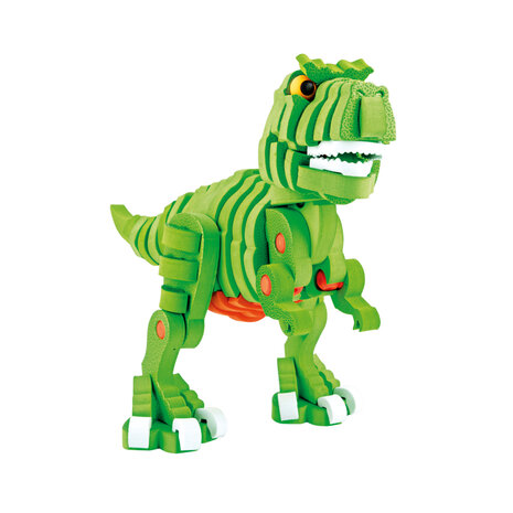 Toi-Toys Knutselpuzzel Dinosaurus 25,8 Cm Groen 104-delig