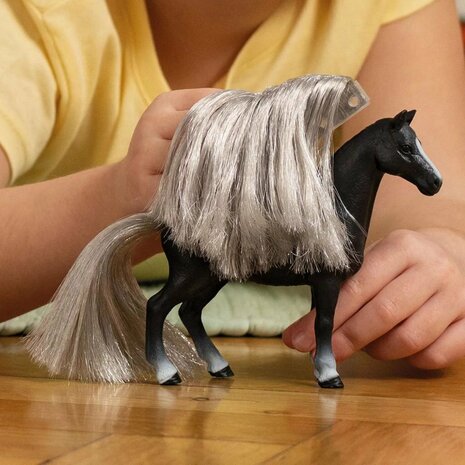 Schleich Horse Club Paardenhaar Grijs