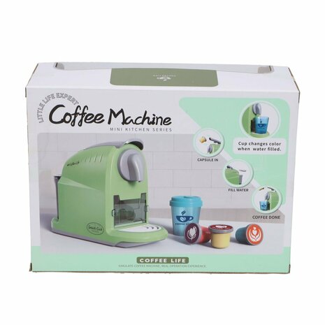 Speelgoed Koffiemachine Mint